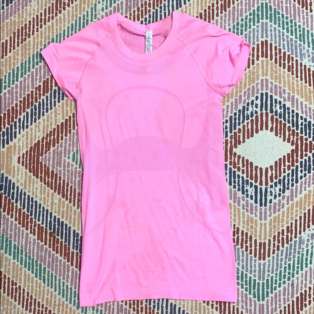 PINK LULULEMON SWIFTLY TECH